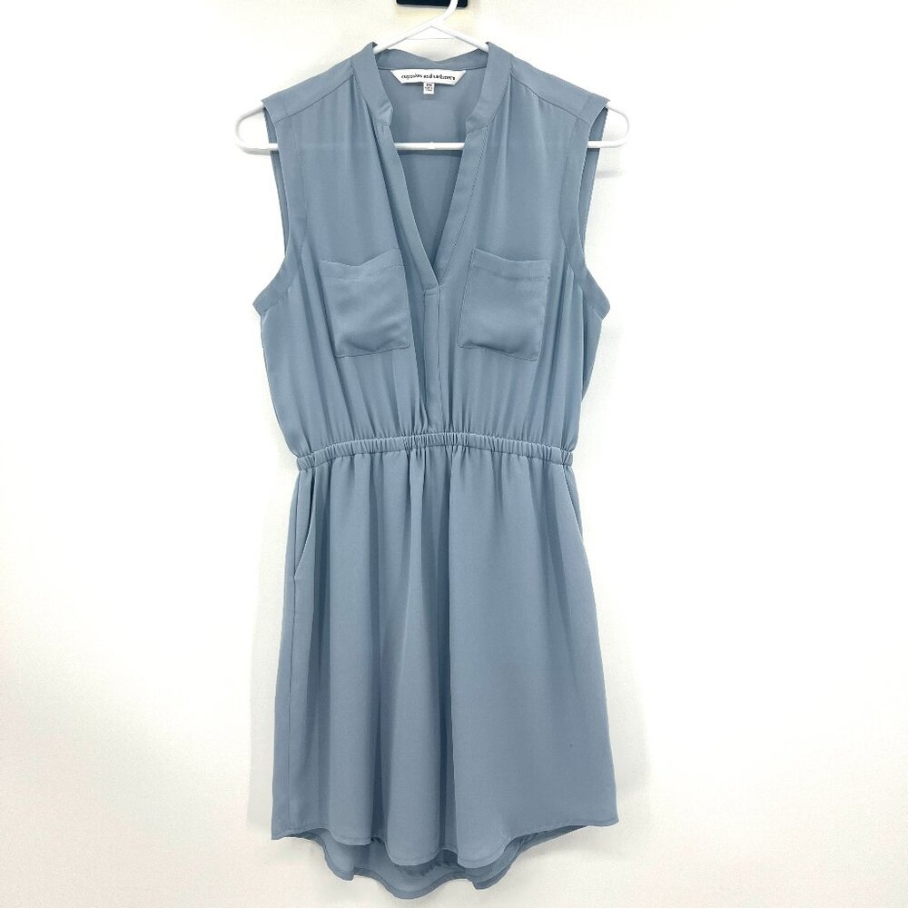 Cupcakes & Cashmere Blue Sleeveless Mini Dress Women's XS
